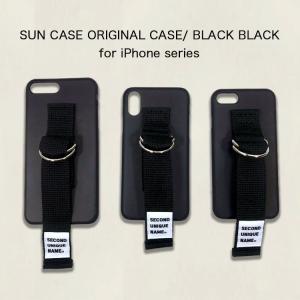 iPhone12 ケース iPhone12 Pro iPhone12 mini iPhone12 Pro MAX SE 第2世代 iPhone11 XR 韓国 ベルト SECOND UNIQUE NAME Original BLACK BLACK お取り寄せ｜option