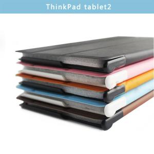 lenovo Thinkpad Tablet 2 ケース カバー スマート カバー PUレザー スタンド ケース カバー lenovo Thinkpad Tablet2｜option