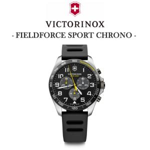 ビクトリノックス 腕時計 アナログ 防水 メンズ 42mm フィールドフォース スポーツクロノ VICTORINOX 正規品 おしゃれ ビジネス 学生 黒 アウトドア 241892 OTTD｜option