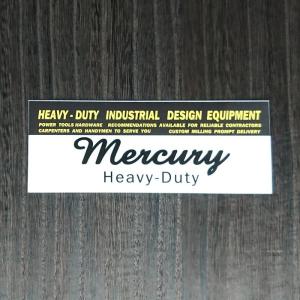 MERCURY MCR ステッカー TAG BLACK シール 雑貨 車 バイク おしゃれ かっこいい シンプル メール便｜or-select