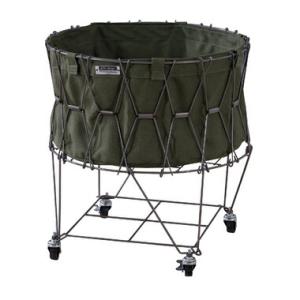 フォールディングバスケット グリーン MIP-90GR アウトドア インドア 折りたたみ ボックス ...
