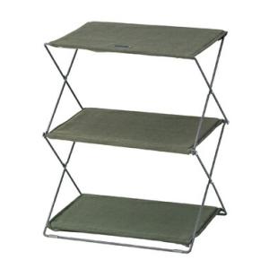 フォールディングシェルフ2D グリーン MIP-93GR 折りたたみ 軽量 ボックス 収納 アウトド...