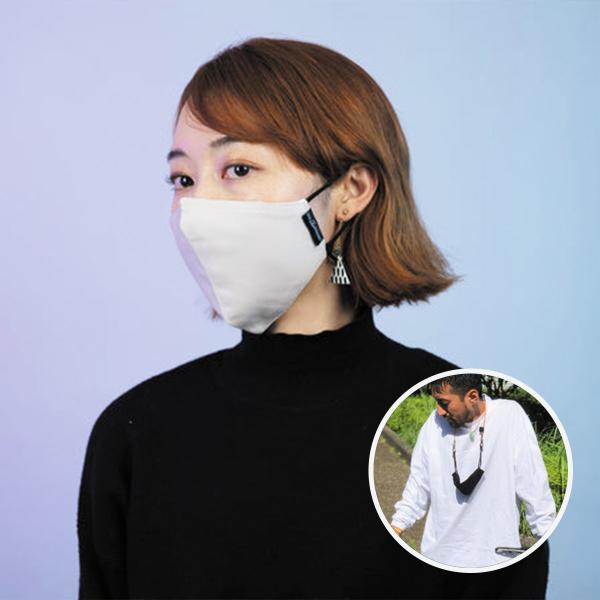 ネックデザインマスク 健康 春 夏 秋 冬 保温 首掛 ネック ストラップ おしゃれ アウトドア ス...