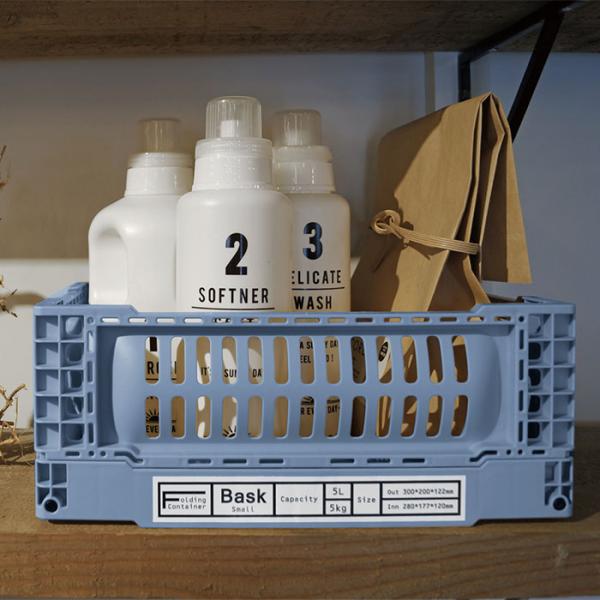 SLOWER フォールディングコンテナ Bask Small HAZY アウトドア コンテナ ボック...