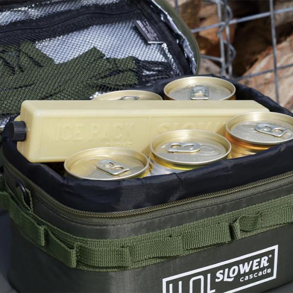 SLOWER スロウワー アイスパック Curve アウトドア ソフト クーラー ショッピングバッグ...