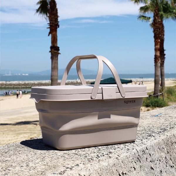 SLOWER スロウワー フォールディングバスケット Mista アウトドア 軽量 レジャー 頑丈 ...