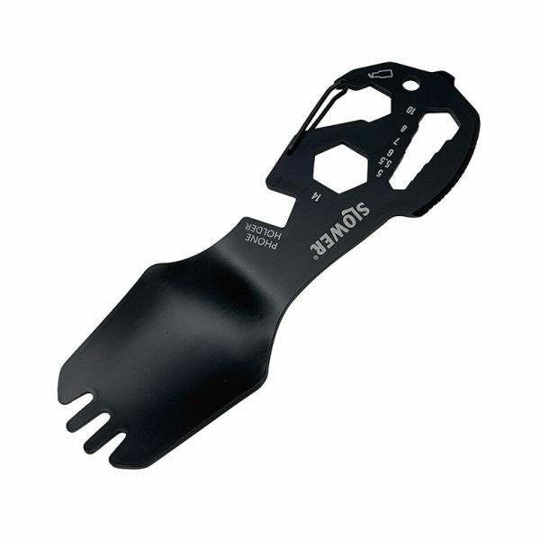 SLOWER スロウワー MULTI TOOL Spork アウトドア マルチツール 先割れ スプー...