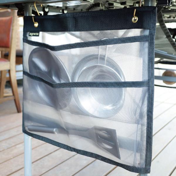 SLOWER スロウワー TABLE SIDE POCKET Lint アウトドア テーブル Fos...