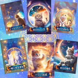 宇宙ねこカード 日本語版オラクルカード カード...の詳細画像2