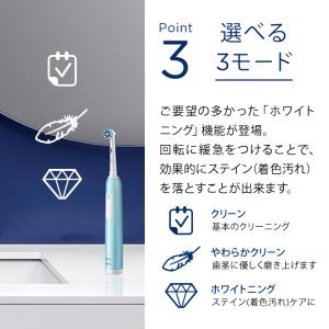 【数量限定!付属ブラシ3本】電動歯ブラシ ブラ...の詳細画像5