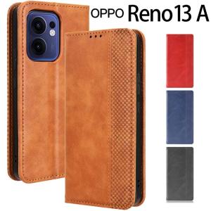 OPPO Reno13 A ケース 手帳型 チェック