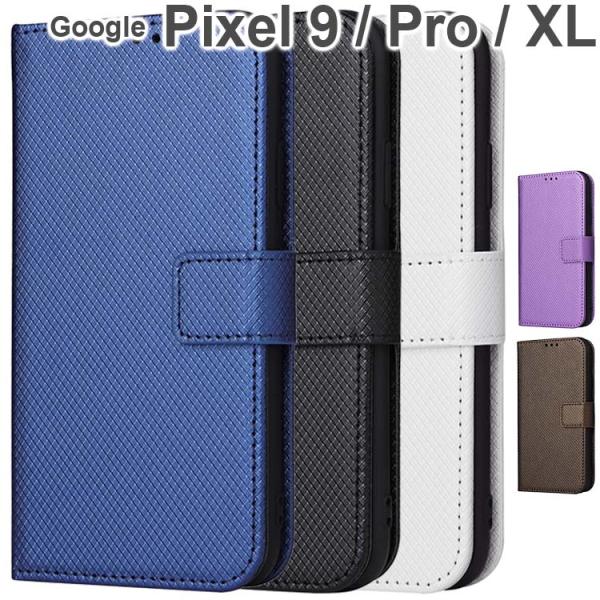 Google Pixel 9 / 9 Pro ケース 手帳 pixel9pro チェックレザー シン...