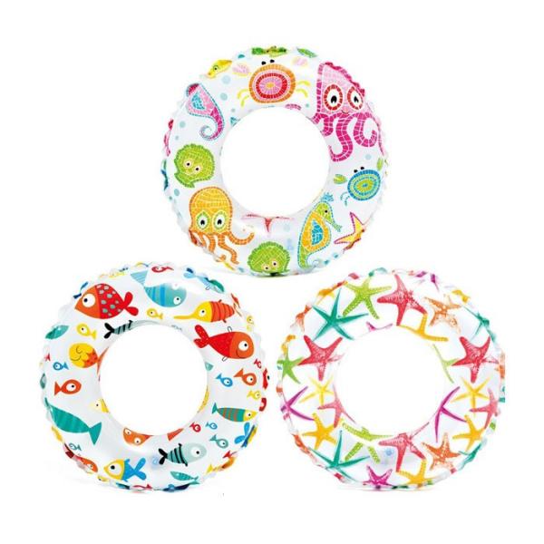 INTEX ライブリープリントスイムリング 51cm 59230 インテックス【ゆうパケット送料無料...