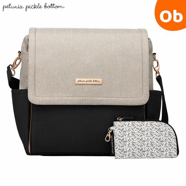 ペチュニアピックルボトム ボクシー マザーズバッグ リュック サンド/ブラック　ショルダーストラップ...
