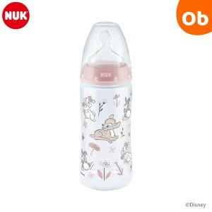 NUK（ヌーク） プレミアムチョイスほ乳びん(プラスチック製)/300ml/適温目盛付き バンビ NUK ダッドウェイ送料無料 沖縄・一部地域を除く】｜orange-baby