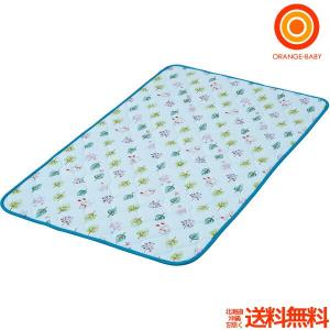 お昼寝敷きマット フォレストフレンズ サックス フジキ【送料無料 沖縄・一部地域を除く】｜ORANGE-BABY