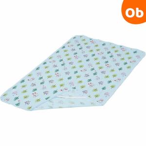 Wガーゼシーツ フォレストフレンズ サックス ベビー用 赤ちゃん フジキ 寝具【ゆうパケット送料無料】｜ORANGE-BABY