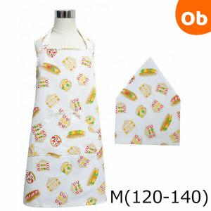 フジキ キッズエプロン2点セット M フルーツバーガー