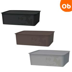 ミッキーマウス　スクエアBOX(レギュラー)　錦化成 蓋付き 収納ボックス 38×27×12cm　9L　かわいい　収納BOX　ディズニー　日本製　500ｇ