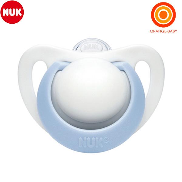 NUK（ヌーク） おしゃぶりジーニアス(消毒ケース付)/0-6カ月 ブルー