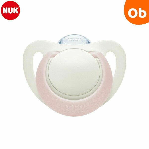NUK（ヌーク） おしゃぶりジーニアス(消毒ケース付)/6-18カ月 ピンク