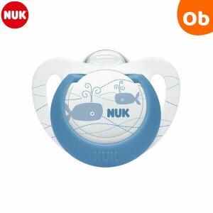 NUK（ヌーク） おしゃぶりジーニアス(消毒ケース付)/0-6カ月 クジラ｜orange-baby