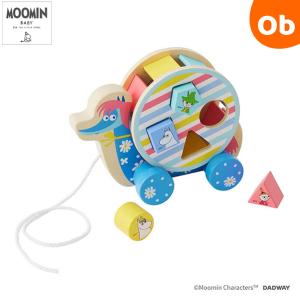 ムーミンベビー 型はめプルトイ はなうま 2歳から 知育玩具 形合わせ 引っ張るおもちゃ MOOMIN BABY ダッドウェイ 【送料無料　沖縄・一部地域を除く】｜orange-baby