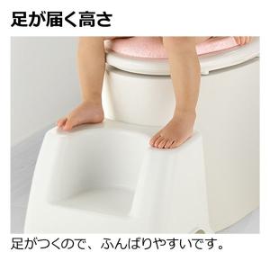 リッチェル トイレサポートステップ ホワイト(...の詳細画像2