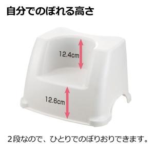 リッチェル トイレサポートステップ ホワイト(...の詳細画像4
