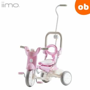 【選べる特典付】iimo 三輪車 #02 マカロンピンク イーモトライシクルナンバー02 折りたたみ式三輪車 TRICYCLE【ラッピング不可商品】【｜orange-baby