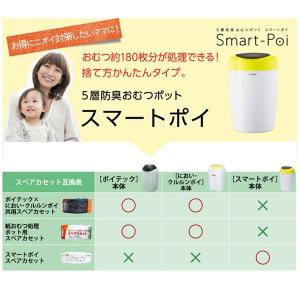 コンビ 5層防臭おむつポット スマートポイ ス...の詳細画像2