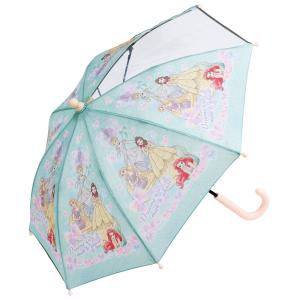 子供傘40cm ディズニー プリンセス3 透明...の詳細画像1