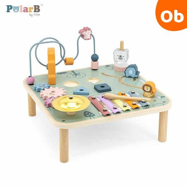 Polar B（ポーラービー） アクティビティテーブル　木製テーブルトイ　ルーピング【送料無料　沖縄...