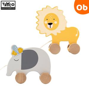 TRYCO トライコ プルトイ 18カ月から 木製玩具 引っ張って遊ぶおもちゃ ダッドウェイ｜orange-baby