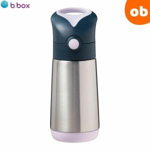 ビーボックス ステンレスボトル350ml インディゴローズ 保冷 保温 ストローボトル 子供用 bbox b.box