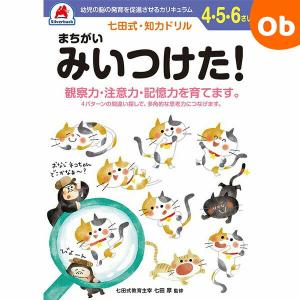 七田式知力ドリル 4,5,6さい まちがいみいつけた！シルバーバック【メール便送料無料】｜ORANGE-BABY