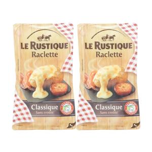 ラクレット スライスチーズ　ル・ルスティック 350ｇ×2パック 皮なしスライス 送料無料（東北〜中部）  【冷蔵】 コストコ