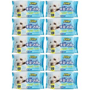ジョイペット 90枚×10P ウェットティッシュ  ペット（犬・猫）用 送料無料（東北〜中部）手足・...