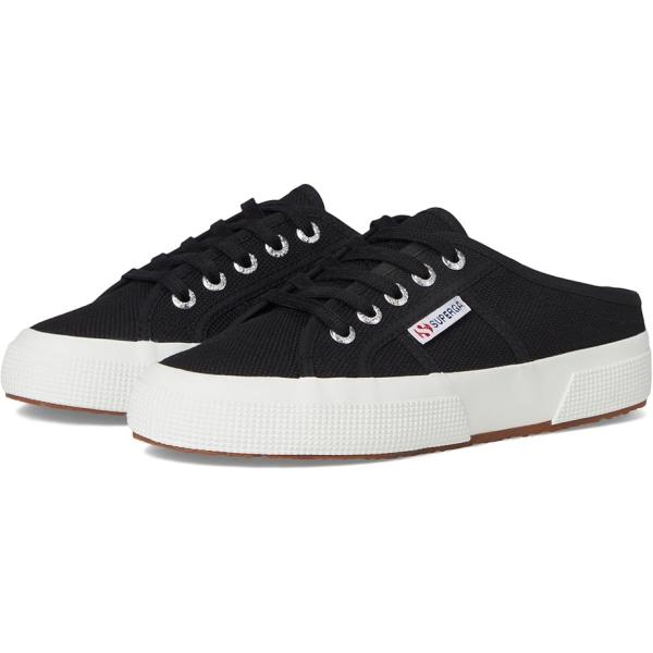 スペルガ Superga 2402 ミュール メンズ スニーカー Black/F White