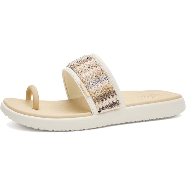 ヘイデュード Maui Breeze Toe Loop レディース サンダル Ivory/Gold(...