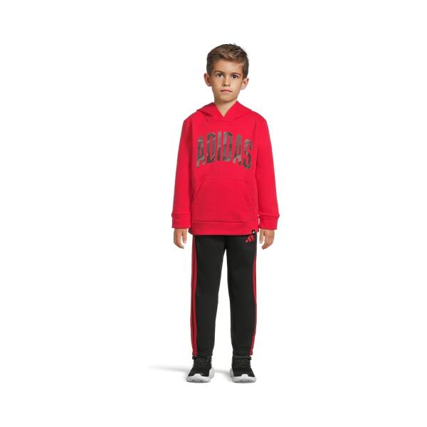 アディダス adidas Kids Graphic Fleece Pullover ジョガー Set...