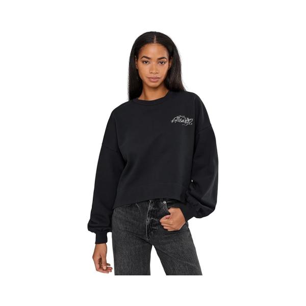 オールセインツ Reel Lila Sweat レディース パーカー Washed Black(ブラ...