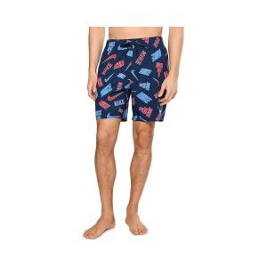 ナイキ Nike Breaker Multi Print 7" Volley メンズ 水着 スイムウェア Blue/Red