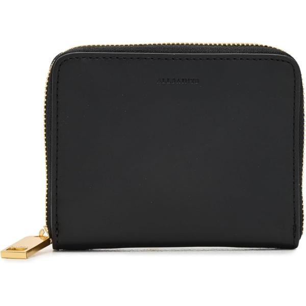 オールセインツ AllSaints Lena Hex ジップ Wallet レディース 財布 Bla...