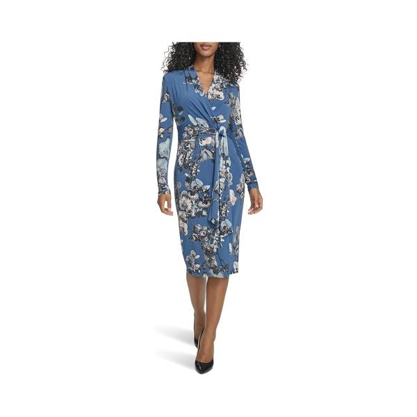 カルバン・クライン Calvin Klein オンg Sleeve Floral Jersey Al...