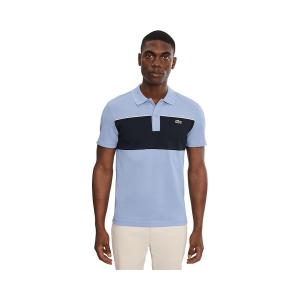 ラコステ Lacoste Regular Fit Colour-Block Pique Polo Shirt メンズ トップス Aphylla/Bla