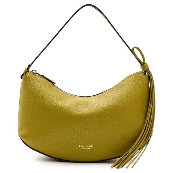 ケイトスペードニューヨーク Loop Pebbled レザー Shoulder Bag With F...