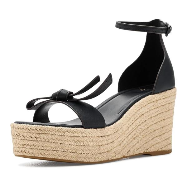 ケイトスペードニューヨーク Loop Espadrille Wedge サンダル レディース サンダ...