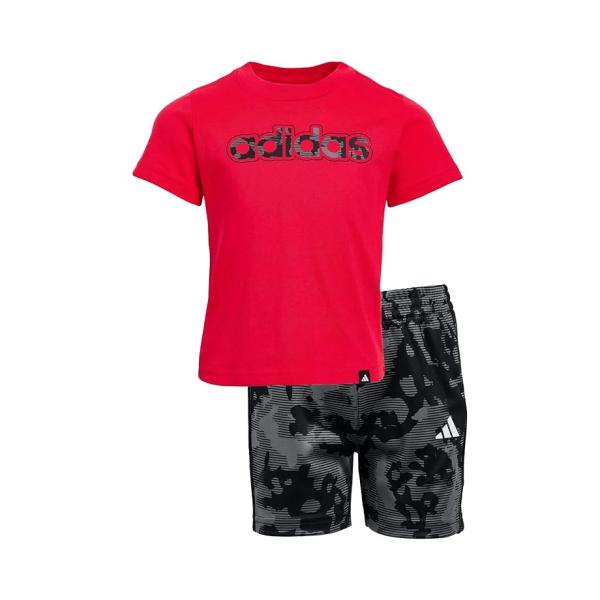 アディダス adidas Kids All Over Print Camo 半ズボン Set (In...