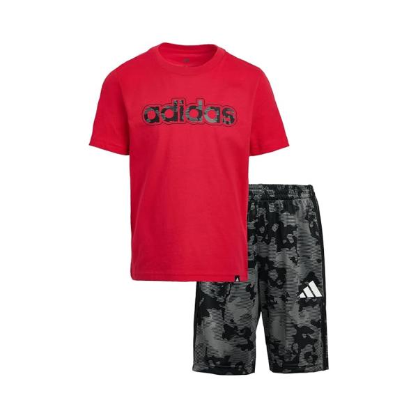 アディダス adidas Kids Aop Camo 半ズボン Set (Toddler/Littl...
